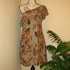 ASTR *  One Shoulder Floral Ruffled Medium NWT